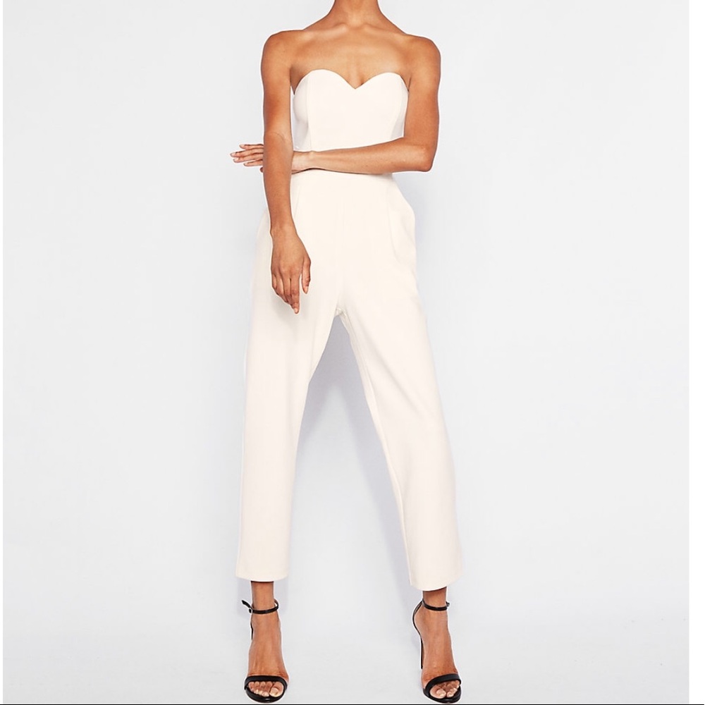 [EXPRESS] White Jumpsuit